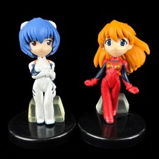 Vintage Bandai Neon Genesis Evangelion Asuka & Rei Tori-Colle Anime Figure picture
