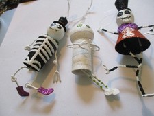 Lot of (3) Pier 1 Halloween Ornaments  picture