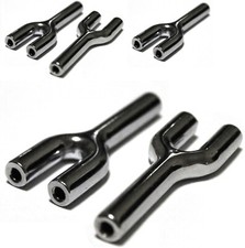 5x Double Barrel Tube Metal Y-shaped Connector to Bottle Lab Fitting Fixture picture