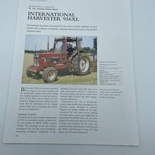 1981 International Harvester 956XL Tractor Frameable Article Pics Specs Display picture