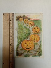 vintage halloween postcard 1911 postmark picture