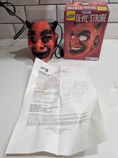 VTG Early 2000s Red Devil Strobe Light Halloween Prop Lite F/X Decor WORKS Read picture