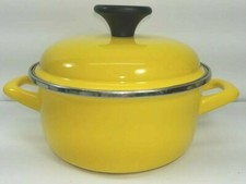 Metalac Yellow Enamel 1.5 Qt Stockpot Serbia picture