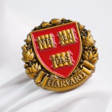 Harvard University Enamel Pin Badge | Harvard Logo Tin Alloy Lapel Pin picture