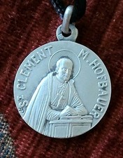 St. Clement Vintage & New Sterling Medal Catholic Patron of Stonecutters picture