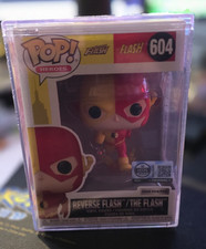 Funko POP Vinyl: DC Heroes - Reverse Flash / The Flash Split #604 W/ Protector picture