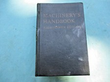 MACHINERY'S HANDBOOK - 18TH EDITION 1968 - OVER 2200 PAGES picture