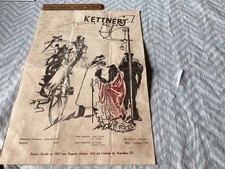 1965,KETTNER’S , MENU,LONDON ENGLAND ,,signed ,ROMILLY STREET ,SOHO , picture