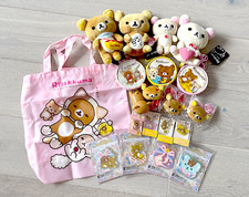 Rilakkuma Bundle Lot 20pcs Plush Charm Bag Pouch Hair Tie SanX Japan New Tag picture