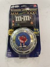 M & M’s 2000 Millennium Year Vintage Cap Toys  DISPENSER Candy Collectible Toy picture