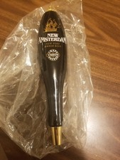 New Amsterdam New York Amber Ceramic Draft Beer Tap Handle 11” Tall picture