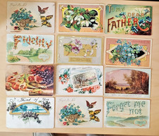 29 Antique Floral Postcards 1907-1910 - ROSS 10 picture