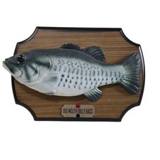 Vintage 1999 Gemmy Big Mouth Billy Bass Singing Animatronic Fish Plaque Novelty picture