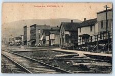 c1910's Railroad Avenue Houses Scene Whitmer West Virginia WV Antique Postcard picture