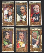 Famous Kings Stollwerck 163 German Card Set 1900 Albert Johann Anton August picture