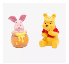 Disney ceramic salt & pepper shaker winnie the pooh and Piglet Kitchenware NEW picture