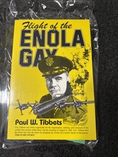 Flight of the Enola Gay signed by Paul W. Tibbets, B-29 book picture