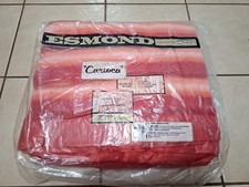 Vintage Esmond Carioca Acrylic Blanket New Red Satin Binding Twin Full 72 X 90