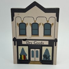 The Cats Meow Dry Goods Store Series III Wood Shelf Sitter 1985 Faline USA picture