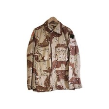 Vintage US Military Jacket Mens Large Desert Storm Chocolate Chip picture