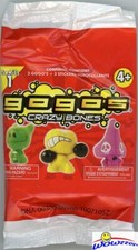 GoGo’s Crazy Bones Series 1 Factory Sealed Pack( 3 Bones & 3 Stickers) picture