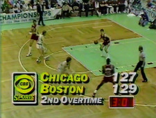 1985-86 NBA Eastern Playoffs Game 2 Chicago Bulls Boston Celtics TV Game DVD picture