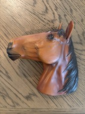VIntage Bay horse head Fraser Art Wall plaque 1966 picture