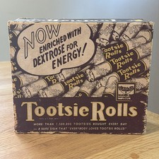 Rare Tootsie Roll Vintage 1930s store display Box penny candy Good Housekeeping  picture