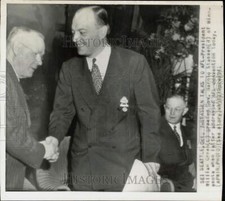 1941 Press Photo AFL president William Green greets Minnesota Governor, Seattle picture