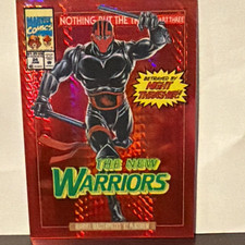SkyBox 1992 Marvel Masterpieces '92 Night Thrasher Red Prism #63-V Variant picture
