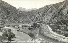 1940s Salida Colorado Cotopaxi Highway 50 Canon City RPPC Postcard 26-2167 picture