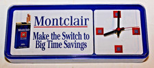 Montclair cigarette advertising clock vintage picture