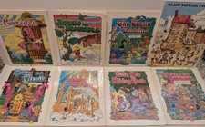 Vintage Fred Crump Jr Children's Lot Timbuktu Press Black Fairy Tales ~ 8 Books picture