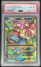 2016 Pokemon XY Evolutions #100/108 Mega Venusaur EX PSA 10 picture
