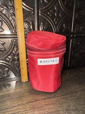Vintage Delta Skyteam Nylon Zippered Pouch Cosmetics Bag Carry On Bag picture