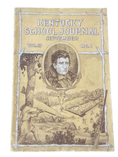 1934 Kentucky School Journal Volume 13 Number 1 Vintage picture
