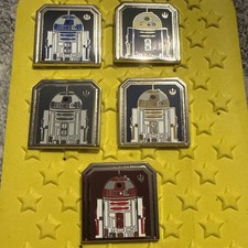 2024 Disney WDW Hidden Mickey Droid R2-D2 5 Pin Set picture
