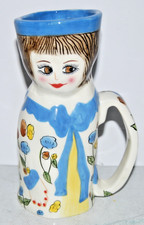 Vintage Bella Casa Susan Paley GANZ Doris Decaf Figural Lady Mug Vase 7