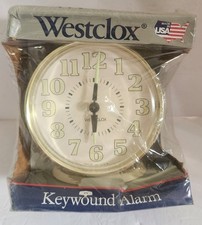 Vintage Westclox Keywound Alarm Clock Mint in Package USA picture