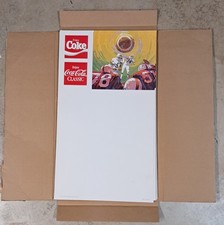 ORIGINAL 80's ~  FIFTY (50)  COCA~COLA  FOOTBALL POSTERS  ~ 21 3/4