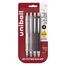 uni-ball Jetstream RT Pens - NY Times Wirecutter 1 Count (Pack of 4), Black picture