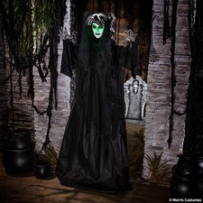 ARRIVED HALLOWEEN 2026 ANIMATRONIC WOLF LADY LIGHT UP 5.6' LIGHTS & SOUND PROP picture