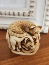 ☆ HARMONY KINGDOM ☆ Purrfect Friends ☆ Cat Trinket Box ☆ picture