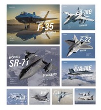 9 Military Jet Plane Posters - Each Poster Is 12x16 Inches 💥 New picture