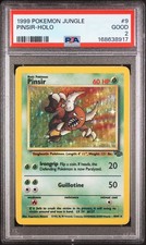 1999 Pokemon Jungle #9 Pinsir-Holo PSA 2 picture