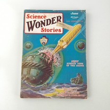 Science Wonder Stories #1, Volume 1 RARE 1ST Issue (June 1929 Gernsback) picture
