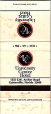 University Centre Hotel SW Archer Gainesville FL Vintage Matchbook Cover 4MM26-3 picture