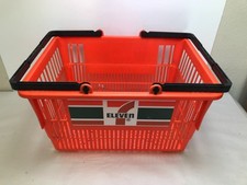 Vintage 7-11 ORANGE Plastic Shopping Basket Only One On eBay Rare picture