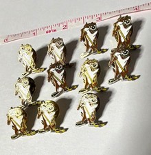 Disney Disneyland Tasmanian Devil Taz Warner brothers Lapel Pin Lot of 11 picture