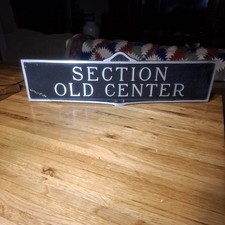 graveyard Stadium Theatre Aluminum lake shore makers Signs Section old center  picture